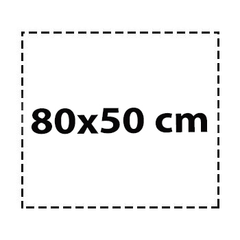 80×50 cm